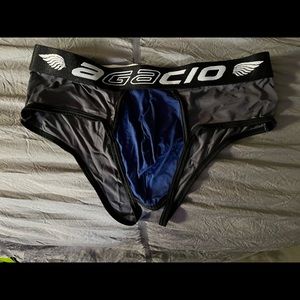 Blue and gray mens briefs